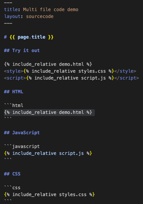 the source of the index file